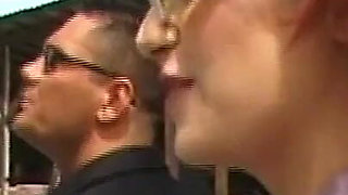 Two Sluts Ass Fucked and Cummed in Mouth and Head by Two Monster Cocks Vintage