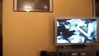 horny brother and sister watch porn together and cant resist