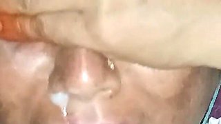 Cum on Wife Mouth