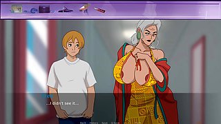 The palace secret - Super sexy grandma in a wild cartoon fantasy by Foxie2k
