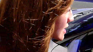 The Girl Met a Porn Actor, Got Horny and Wanted to Fuck Him Nearby, the Guy Didn't Give Him Peace