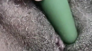 Creaming Fucking My Pussy with Dildo Stimulating My Clit with Vibrator