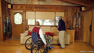 Grandpas' Threeway Getaway: Part 1 With Chris Blaccwood, Vanna Bardot, Lily Lou - Brazzers