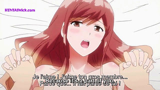 Massive XL Cock and Hardcore Pussy Eating for Slutty Redhead Babe - Uncensored Hentai