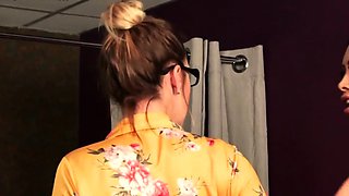 CFNM fitting room sluts jerking BBC