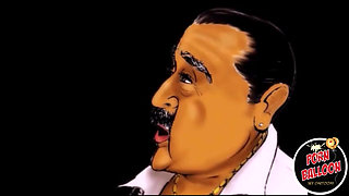 An old Indian millionaire gives him a yacht in exchange for a handjob.