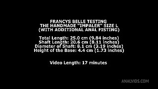 Elen Million & Francys Belle Testing The Handmade Impaler Size