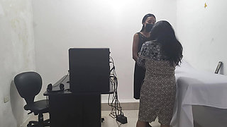 A religious nurse preaches to a patient and then changes her speech by starting to do sensual things.