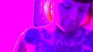 Deepthroat and Squirting Using My Monster Dildo