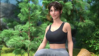 Sexy anime girl in japanese cosplay brings 3D fantasy to life