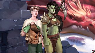 Crazy hentai adventure featuring orcs and youthful fantasies in the big city