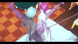 Furry Hentai Dragon Fucked by Tanuki - Japanese Asian Manga Anime Film Game Porn