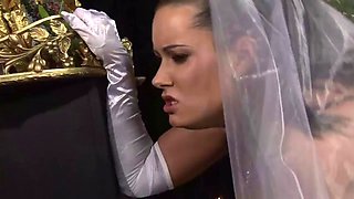 bride crying gets hit hard by a horny stud