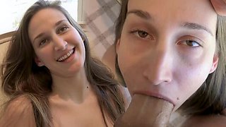 Innocent Girl Next Door Mystica Jade Gets Rough Anal & Face Fuck From James Deen's Big Cock