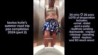 Summer Road Trip Pee Compilation Part 2