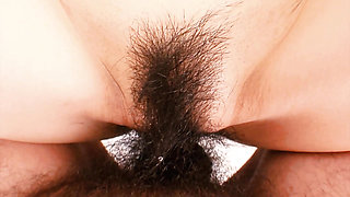Asian in Glasses Miu Shinohara Fucked Herself with a Sex Toy, and Then Got a Hot Cock in Her Pussy