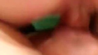 Petite babes banged by four big cock