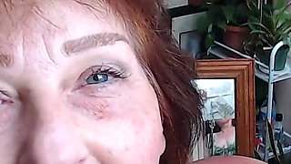 1006 Redheaded Dawnskye Showing off Her Silly Side, Ass Shaking and Bouncing, Dirty Talk Smoke a 100