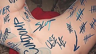 Robaatoo Intense Gangbang Pleasure: Curvy Latina Fucked Hard and Covered in Cum From Multiple Black Cocks