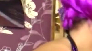 Mature cock and pink hair milf pussy fucking in dogging pussy licking in 69 position