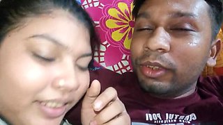 Desi Couple First Time Cum - Hot Indian Wife & Husband Romantic Sex