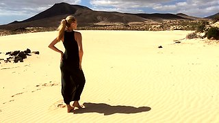 Blonde Teen Orgy in the beach