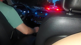 MILF in Stockings and High Heels Seduces a Taxi Driver