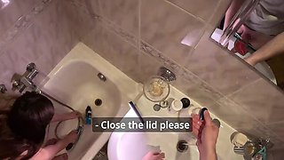 Sultry amateur teen gets her fanny shaved and fucked by pervy boyfriend