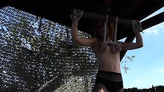 Blonde Amateur Finger Fucked Outdoors In Public