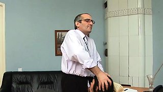 Lewd mature teacher fucks nasty hottie senseless