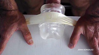 Raunchy Smashing Clear Fleshlight An Wailing Noisy (Lisa Ann, Stacy Cruz, Sunny Leone)