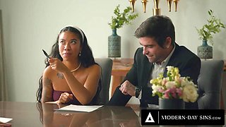 MODERN-DAY SINS - Groom FREE USES Hot Bride Gizelle Blanco In Front Of Their Witnesses: Porn