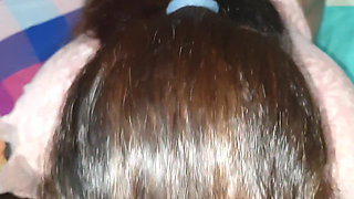 Slutwife Spit on Husband Big Dick on Knees and Deep Throat