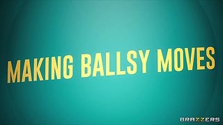 Making Ballsy Moves With Gogo Fukme, Lil D, Ebony Mystique - Brazzers