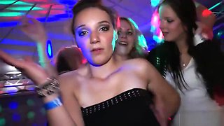 Beautiful girls at the party get fucked