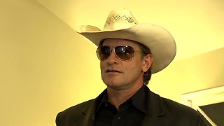 Hot beautiful young slut takes a hug cock