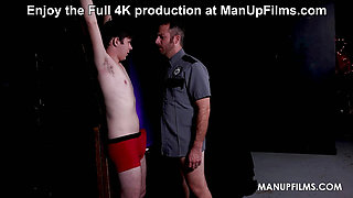 You Have the Right to Remain Hard! Twink Under Arrest at ManUpFilms
