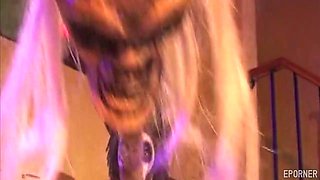 Horny ebony whore emotional sex scene
