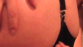 Caroline jerks off her man before she goes to work
