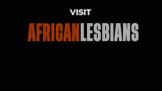Ebony African Lesbian Flips Roommate