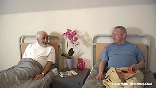 Nurse Gives Grandpa a Hardcore Blowjob and Cum in Mouth - HD Video