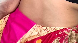 Tamil Couple Saree Romance Sitting in Bed Part 1