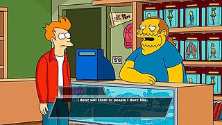Lustfield orgy game hentai parody with wild sex action featuring Marge Simpson