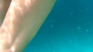 Snorkel Slut in Paradise - Underwater Flash & Naughty Tease