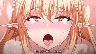The Elf princess afflicted by the aphrodisiac spell hentai 2