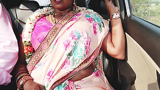 Silk Aunty Car Sex, Telugu Dirty Talks, Episode -1, Part- 3, Sexy Saree Telugu Silk Aunty with Boy Friend.