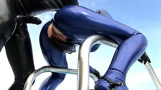 Violet lovely amateur redhead woman toying