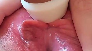 Extreme Close up Pussy and Beautiful Clit! Girl Shows Her Pink Wet Creamy Pussy Perfect Orgasm