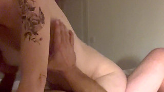 My wife on a business trip