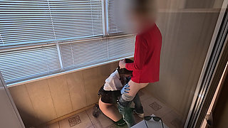 This bitch from the airport security was fucking around a lot, so I fucked her in mouth and pussy, rough and hardcore
